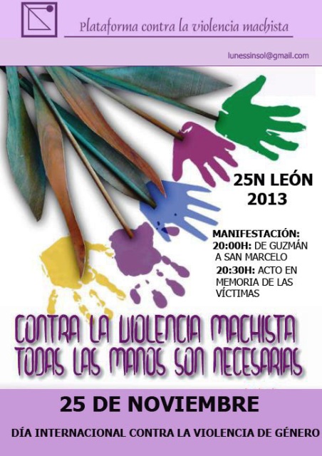 Marcha contra la violencia de g&eacute;nero